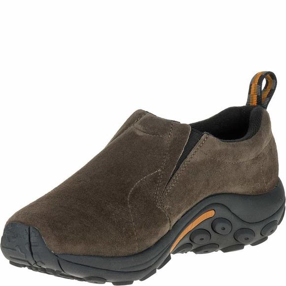 Merrell Men\'s Olive Green Slip-On Suede Sneakers